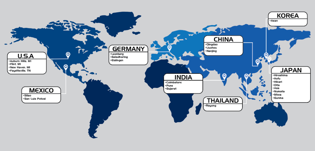 HIROTEC Group Locations